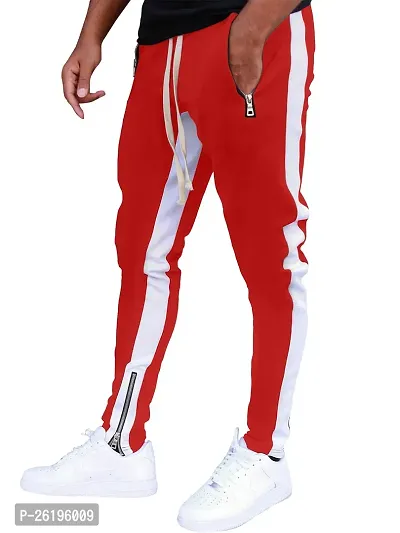 FTX Men Red Zipper Track Pant-thumb3