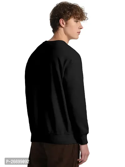 FTX Men Round Neck Printed Black Sweatshirt-thumb2