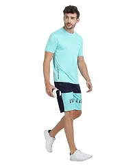 FTX Men's Dri-Fit Round Neck T-Shirt Combo - Pack of 2 (Aqua Blue, Airforce Blue - 723_3-723_5)-thumb3