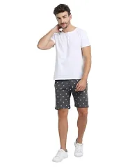 FTX Men's Printed Single Jersey Knitted Shorts Combo - Pack of 2-thumb3