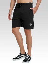 FTX Men Solid Black Short-thumb2