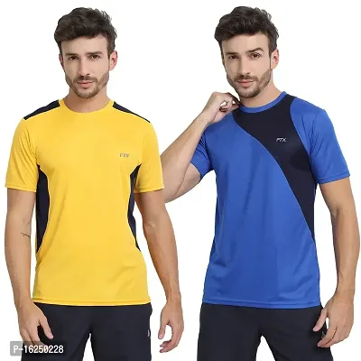 FTX Men's Dri-Fit Round Neck T-Shirt Combo - Pack of 2 (710)