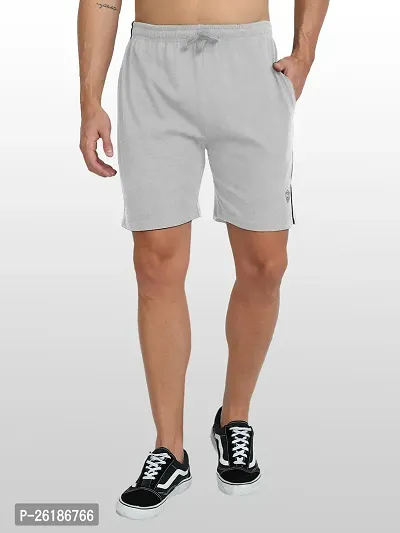 FTX Men Solid Grey Short