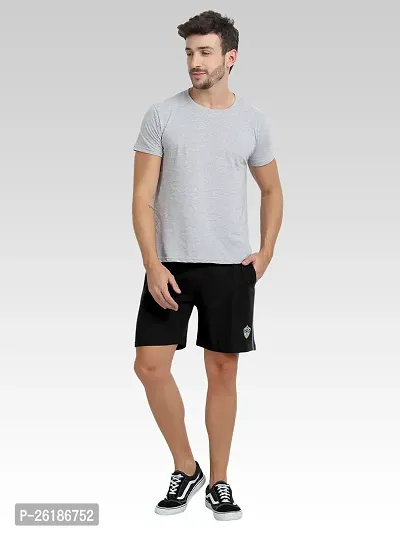 FTX Men Solid Black Short-thumb5