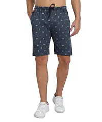 FTX Men's Printed Single Jersey Knitted Shorts Combo - Pack of 2-thumb4
