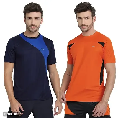 FTX Men's Dri-Fit Round Neck T-Shirt Combo - Pack of 2 (710)