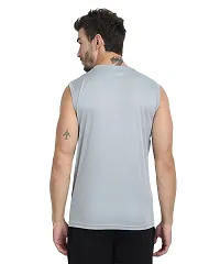 FTX Men's Dri-Fit Round Neck T-Shirt - Light Grey, Charcoal, Royal Blue (709_1-709_7-709_9)-thumb1