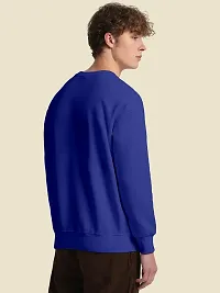 FTX Men Round Neck Printed Blue Sweatshirt-thumb1