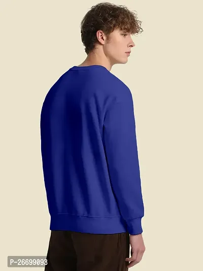 FTX Men Round Neck Printed Blue Sweatshirt-thumb2