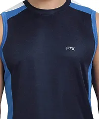 FTX Men's Dri-Fit Round Neck T-Shirt - Charcoal, Navy Blue, Grey (709_7-709_10-709_11)-thumb4