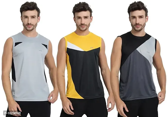 FTX Men's Dri-Fit Round Neck T-Shirt - 709-PO3