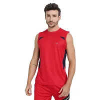 Stylish Multicoloured Polyester Colourblocked Gym Vest For Men Pack Of 3-thumb4