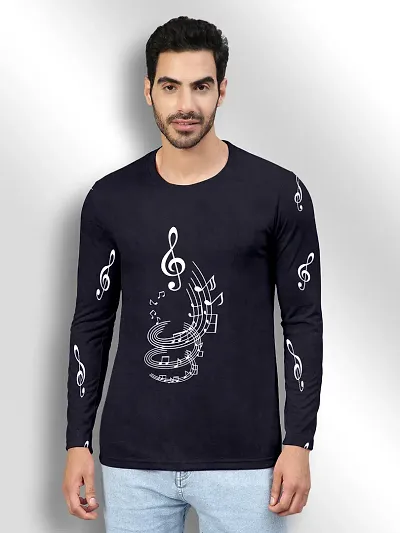 FTX Men Printed Round Neck Cotton Rich T-Shirt