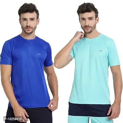 FTX Men's Dri-Fit Round Neck T-Shirt Combo - Pack of 2 (723)