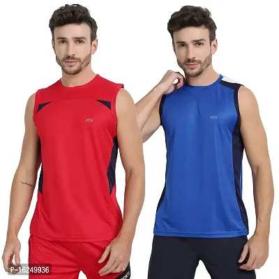 FTX Men's Dri-Fit Round Neck T-Shirt - 709-PO2