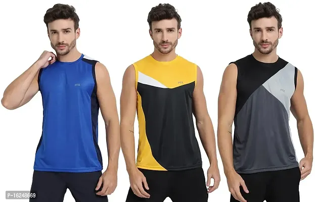 FTX Men's Dri-Fit Round Neck T-Shirt - 709-PO3-thumb0