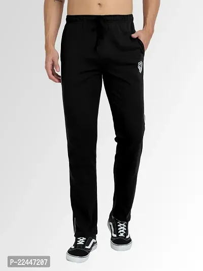 FTX Men Solid Black Track Pant-thumb3