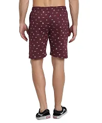 FTX Men's Printed Single Jersey Knitted Shorts Combo - Pack of 2-thumb2