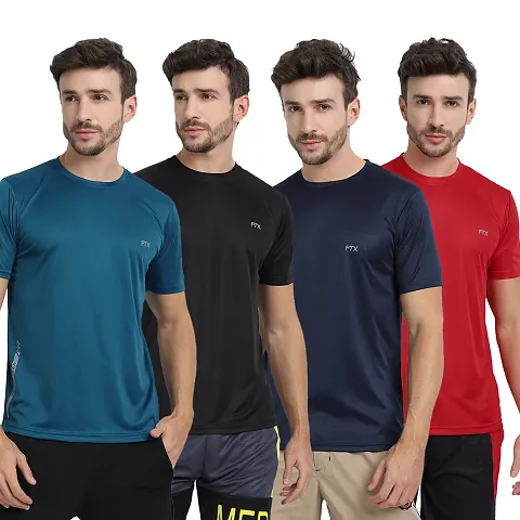 Trendy Polyester Tees For Men 