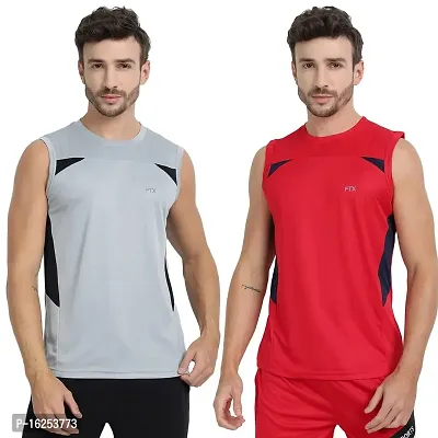 FTX Men's Dri-Fit Round Neck T-Shirt - 709-PO2