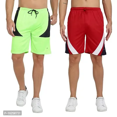 FTX Men's Micro Dri-Fit Knitted Shorts Combo - Pack of 2 (704)