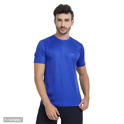 FTX Men's Dri-Fit Polyester Round Neck Half Sleeves T-Shirt- Pack of-thumb4