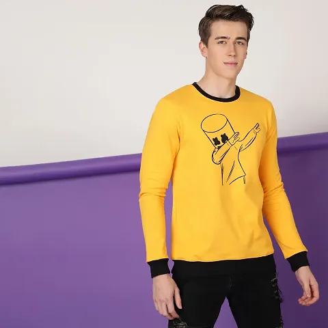 FTX Men Round Neck MARSHMELLO Sweatshirt