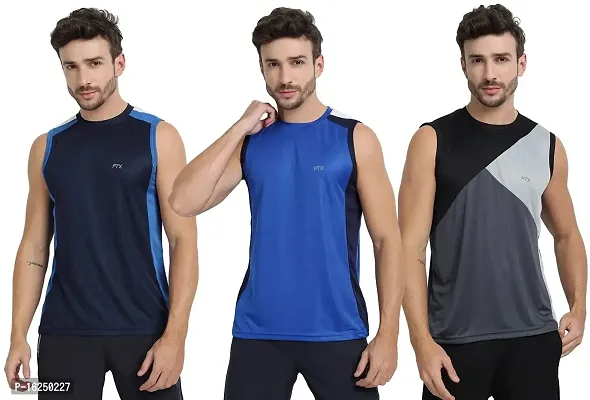 FTX Men's Dri-Fit Round Neck T-Shirt - 709-PO3