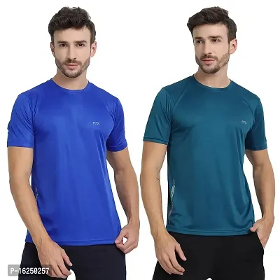 FTX Men's Dri-Fit Round Neck T-Shirt Combo - Pack of 2 (723)