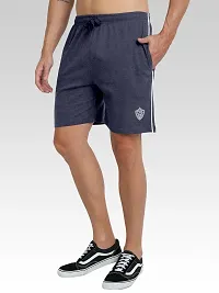 FTX Men Solid Blue Short-thumb2