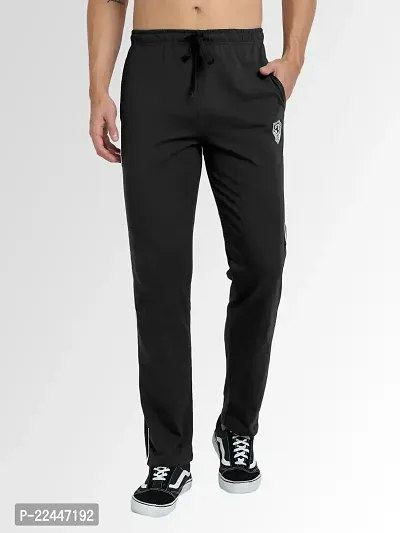 FTX Men Solid Black Track Pant-thumb3