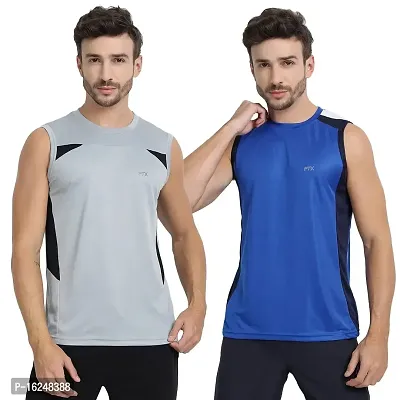 FTX Men's Dri-Fit Round Neck T-Shirt - 709-PO2