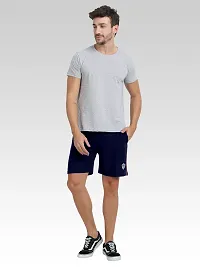 FTX Men Solid Dark Blue Short-thumb4