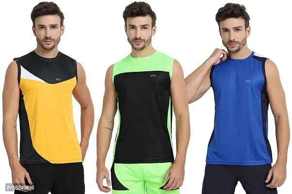 FTX Men's Dri-Fit Round Neck T-Shirt - 709-PO3