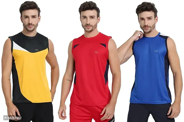 FTX Men's Dri-Fit Round Neck T-Shirt - 709-PO3