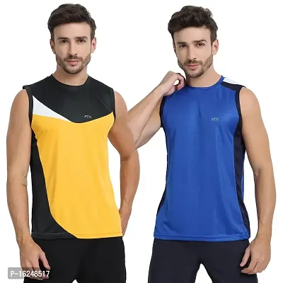 FTX Men's Dri-Fit Round Neck T-Shirt - 709-PO2