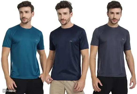 FTX SOLID ROUND NECK T-SHIRT PACK OF 3