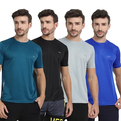 Trendy Polyester Tees For Men 