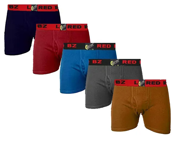 Stylish Solid Trunks For Men Pack Of 5