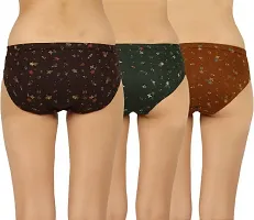 Fancy Multicoloured Cotton Hipster Panty For Women Pack Of 4-thumb1