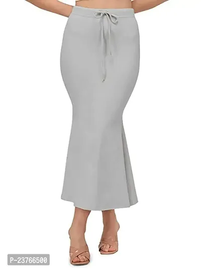 KESAVJIVAN Lycra Full Leg Cover Saree Shapewear Lycra Saree Shapewear Petticoat for Women, Cotton Blended,Petticoat,Skirts for Women,Shape Wear Dress for Saree