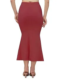 KESAVJIVAN Lycra Full Leg Cover Saree Shapewear Lycra Saree Shapewear Petticoat for Women, Cotton Blended,Petticoat,Skirts for Women,Shape Wear Dress for Saree-thumb1