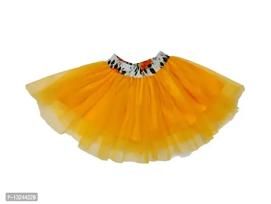 Kids Pure Cotton Mini Skirttop Set Yellow-thumb3