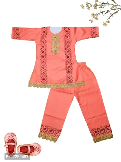 Stylish Festive  Party Kurta and Palazzo Set Dress For Girls