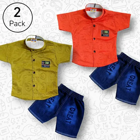 Classy Shirts with Jeans Set for boys