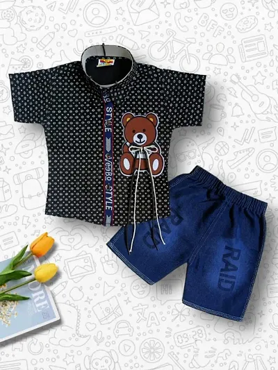 Boys Shirt and Shorts Clothing Set