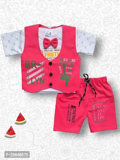 Kids Polycotton T-shirt Shorts and Jacket Sets-thumb0