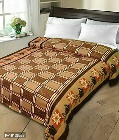 Fabture Wool & Wool Blend 180 TC Bedsheet (Standard_Brown)