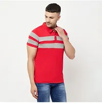 Stylish Cotton Blend T-shirt For Men-thumb3