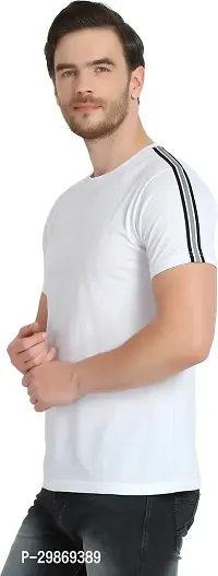 Stylish Cotton Blend T-shirt For Men-thumb3